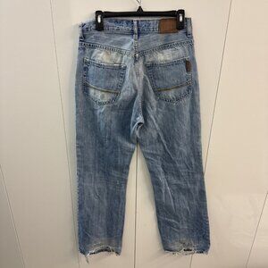 EZRA FITCH Damage Jeans W30L32 Bootcut Distressed Used Style (D27)
